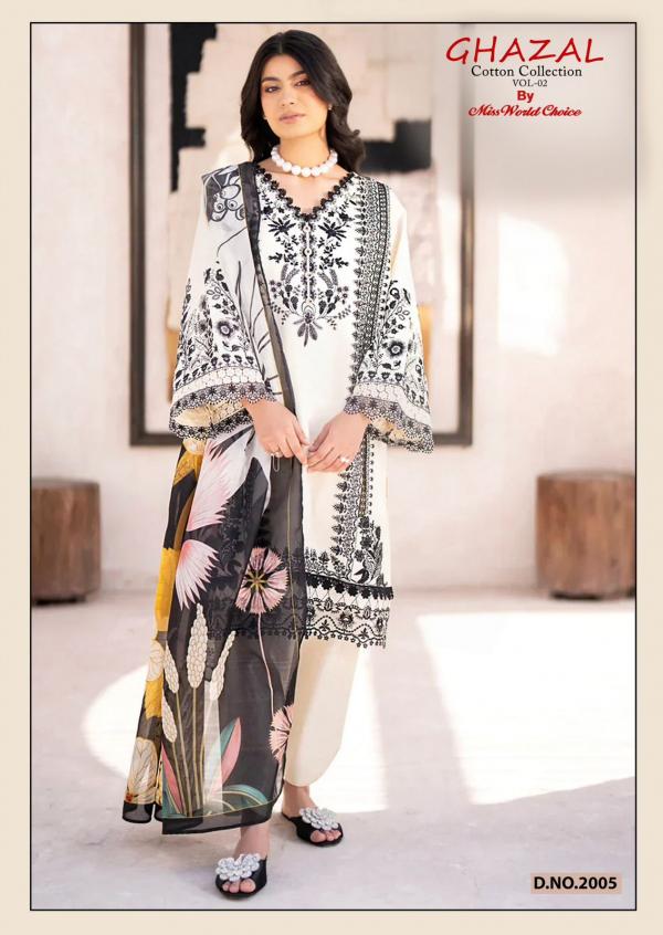 Miss World Ghazal Vol-02 – Karachi Dress Material